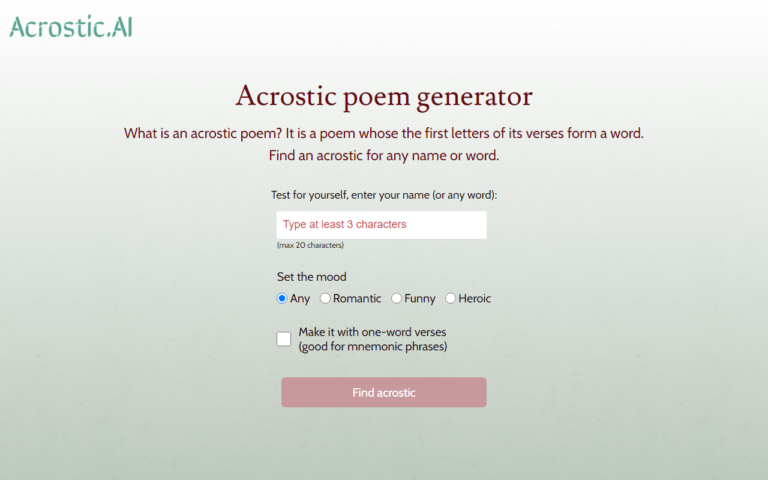 Acrostic Ai Review | Pricing, Features & Alternatives
