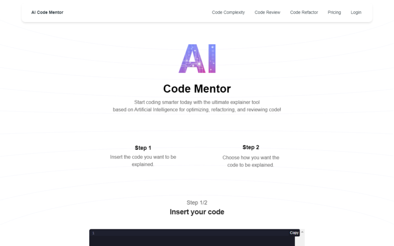 Ai Code Mentor Review | Pricing, Features & Alternatives