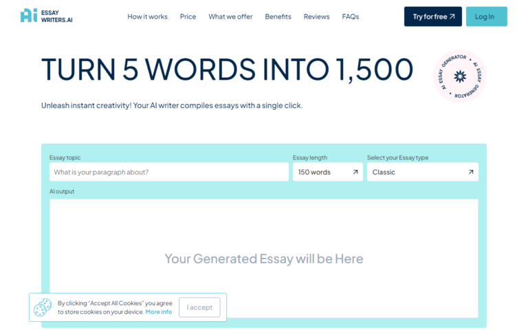 Ai Essay Writer Review | Pricing, Features & Alternatives